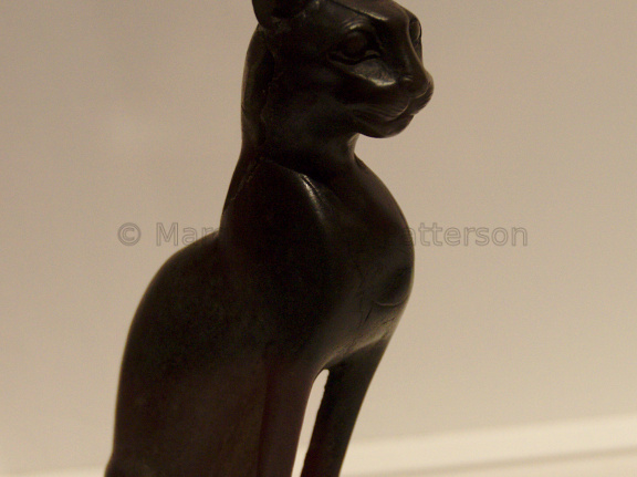 Bronze Figurine of Seated Cat