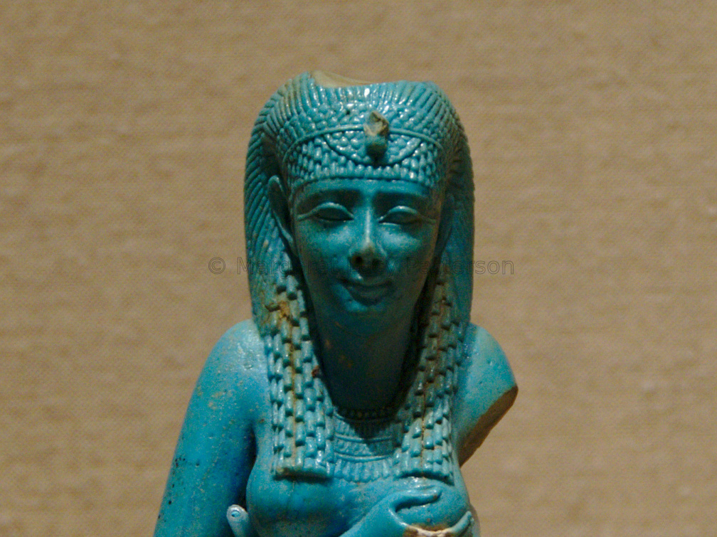 Faience Bust of Isis