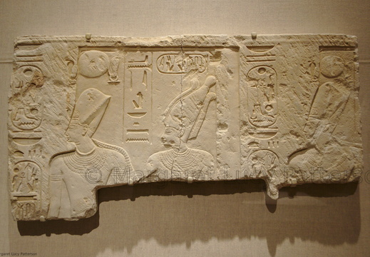 Relief Showing Two Statues of Ramesses II