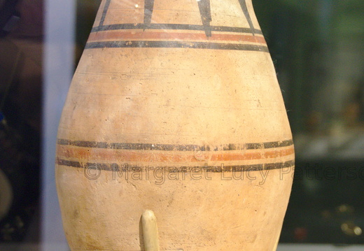 Tall Round Bottomed Decorated Pot