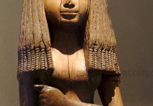 Wooden Statuette of a Woman