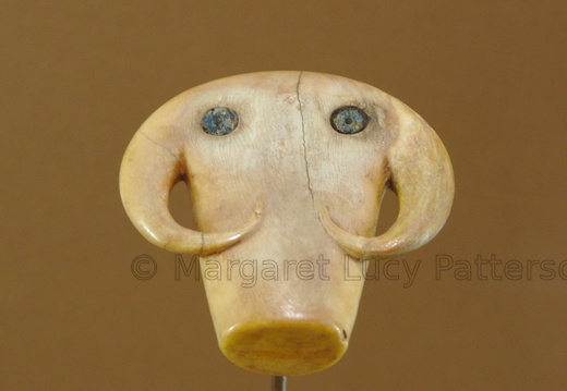 Amulet in the Shape of a Bull's Head