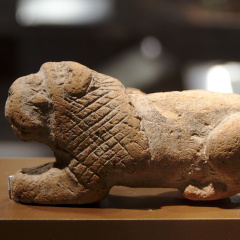 Terracotta Figure of a Lion