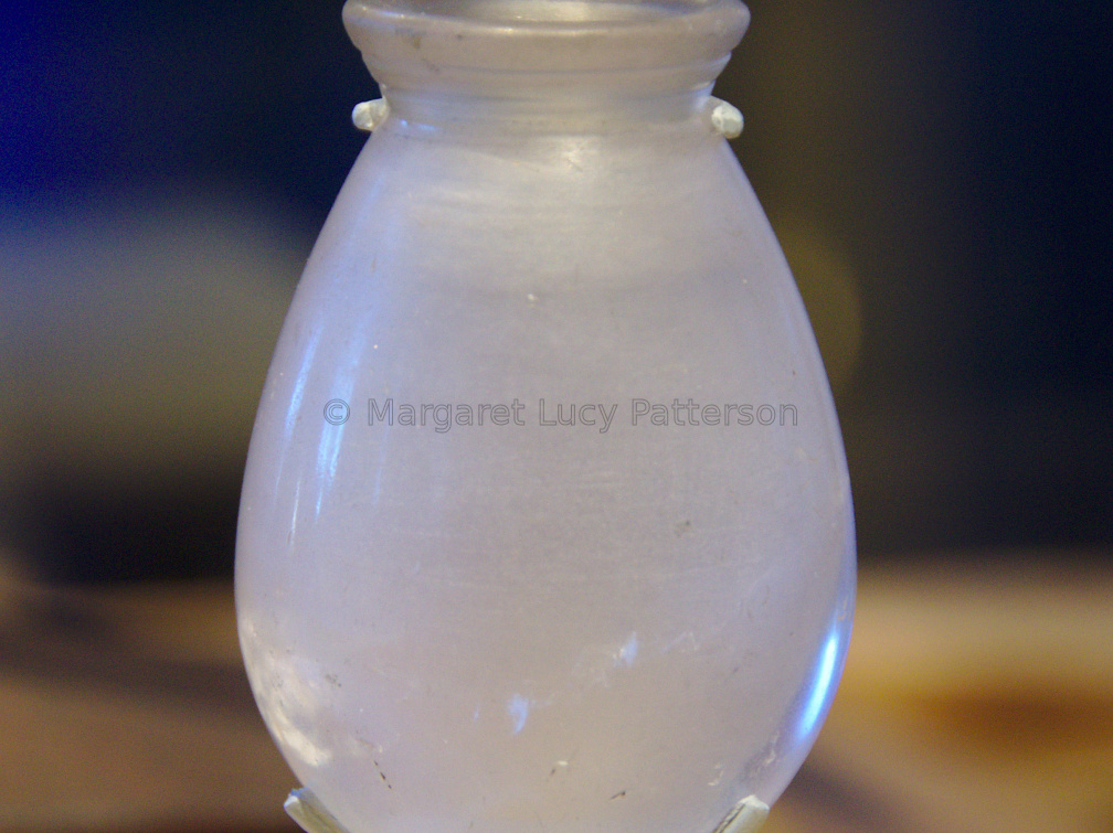Bag-Shaped Rock Crystal Vase