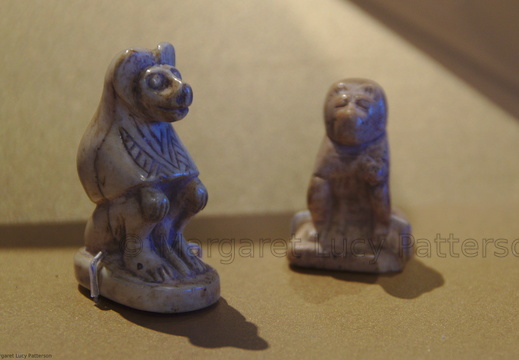Two Ivory Baboons