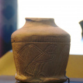 Kohl Jar with Incised Figures