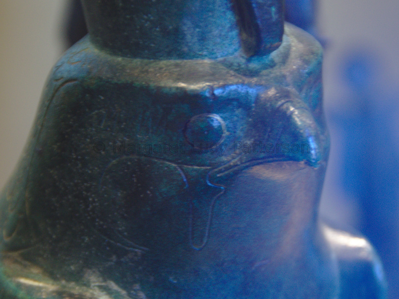 Horus Falcon Wearing the Double Crown