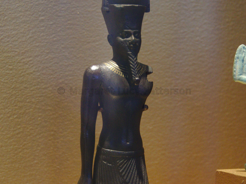 Amun-Re Wearing a Crown with Two Plumes