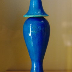 Faience Hes Vase with Cover