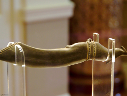 Greywacke Ceremonial Knife in Shape of Bird Wing
