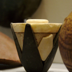 Stone Vessel in the Shape of a Lotus Blossom