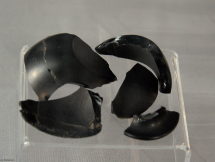 Fragments of an Obsidian Vessel