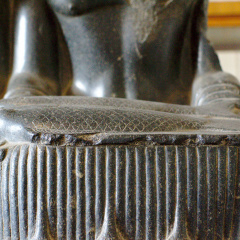 Double Statue of Amenemhat III as a Nile God