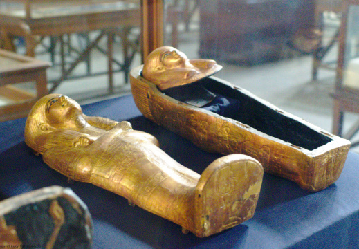 Inner Coffin and Mask of One of the Fetuses from Tutankhamun's Tomb