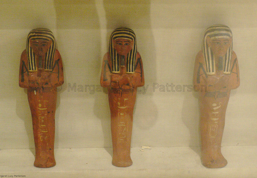 3 Wooden Shabti of Tutankhamun