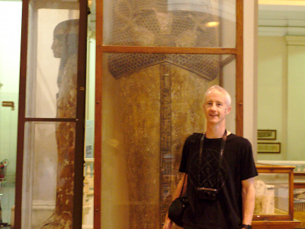 Coffin of Ahmose-Nefertari with J for Scale