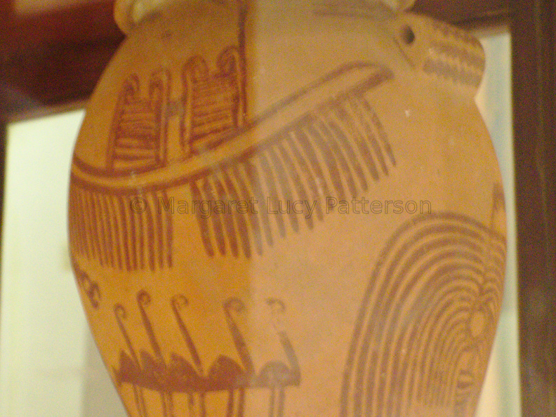 Predynastic Pot with Boat and Bird Motifs