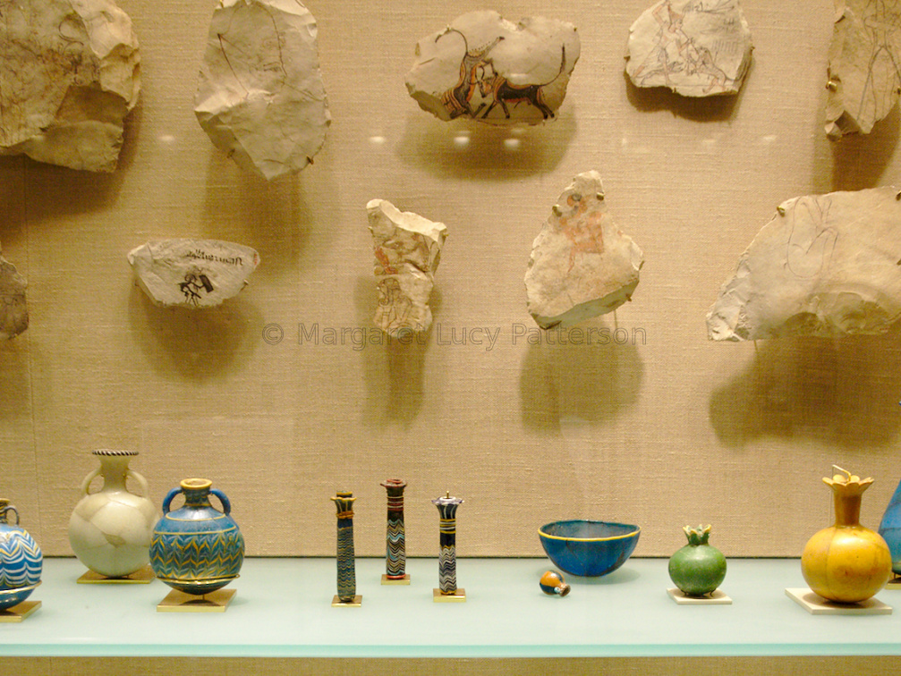 Glass Vessels and Ostraca from the Ramesside Period
