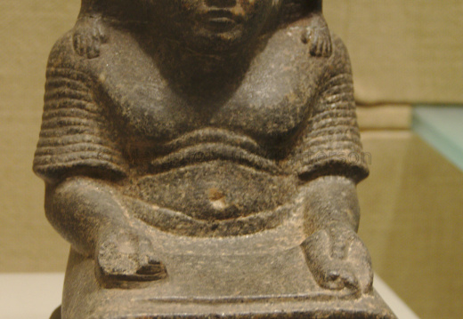 Seated Figure of a Scribe Under the Protection of Thoth