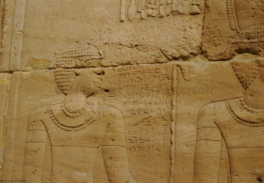 Ancient Graffiti on the Temple of Dendur