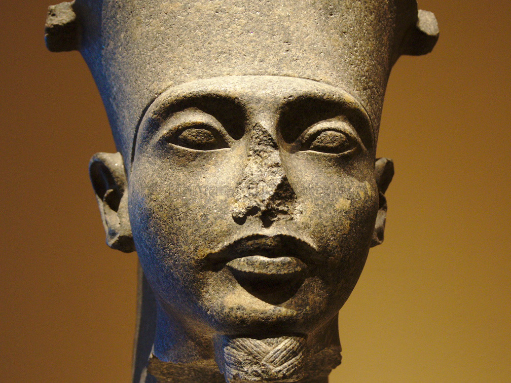 Head of a Colossal Statue of the God Amun