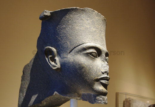 Head of a Colossal Statue of the God Amun
