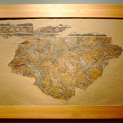 Ceiling Fragment from the Palace of Amenhotep III Depicting Pigeons in Flight