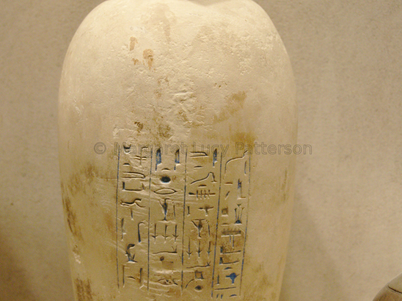 Canopic Jar of Maruta, One of Three Minor Wives of Tutmosis III