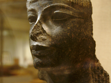 Head from a Life Size Statue of an Egyptian Official