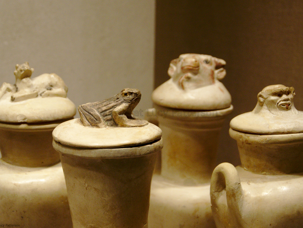 Jars with Carved Stoppers