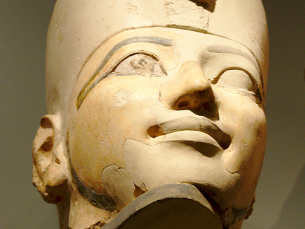 Heads of Osiride Statues of Hatshepsut from Deir el Bahri