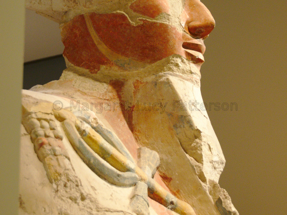 Head & Shoulders of an Osiride Statue
