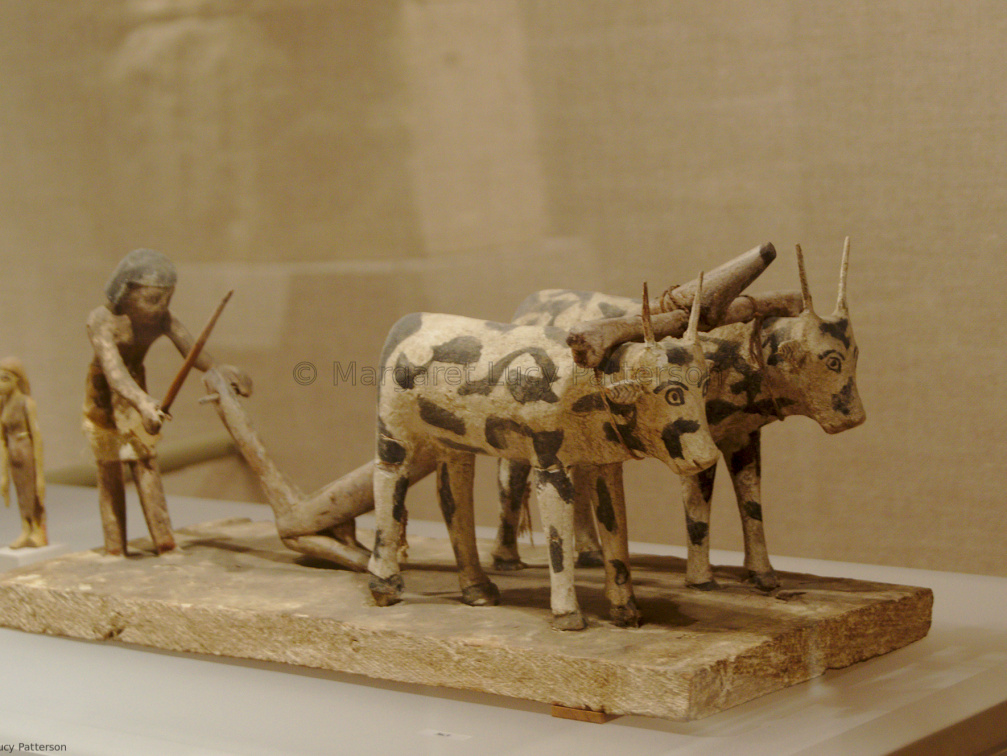 Model of Man Ploughing