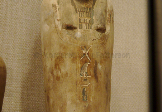 Canopic Container in Anthropoid Coffin Form