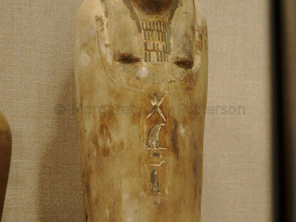 Canopic Container in Anthropoid Coffin Form
