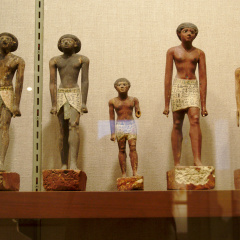 Statues Belonging to the Scribe of the Divine Offerings Merer and the Scribe of the Royal Archives Senbi