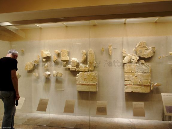 J Looking at Reliefs from the Tomb of Queen Neferu, Wife of Montuhotep II