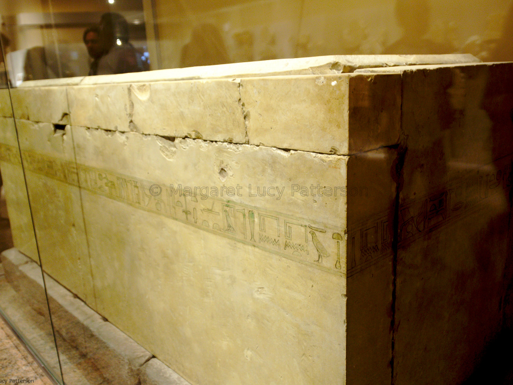 Sarcophagus of the Hathor Priestess, Henhenet with the Lid of the Royal Lady Kawit's Sarcophagus