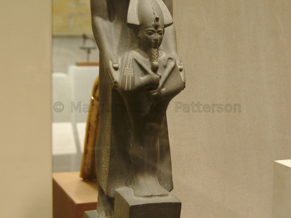 Statue of Harbes, called Psamtiknefer, son of Ptahhotep, Holding a Figure of Osiris