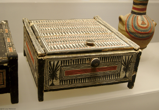 Wooden Cosmetics Box from Tomb of Sennedjem