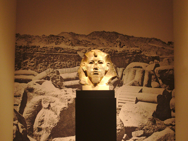 Head of a Colossal Statue of Amenemhat III
