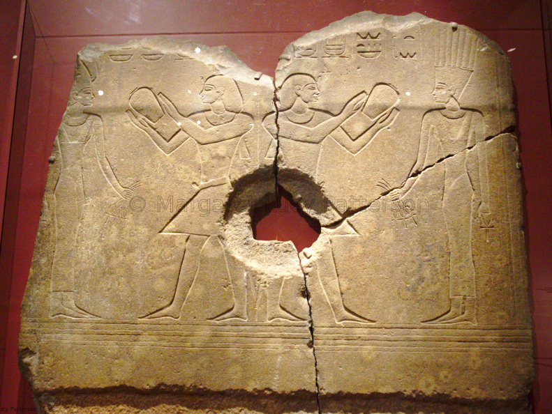Relief of Sekhemre-sewadjtawi Sobekhotep III Offering to Anuket and Satet