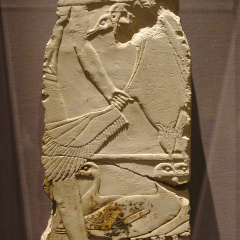 Relief of an Offering Bearer with Pintail Ducks