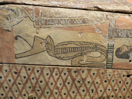 Coffin Decorated with the Book of the Dead