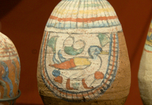 Pottery Vessel Painted with a Drake