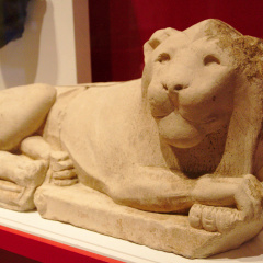 Statue of a Recumbent Lion