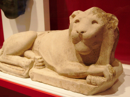 Statue of a Recumbent Lion