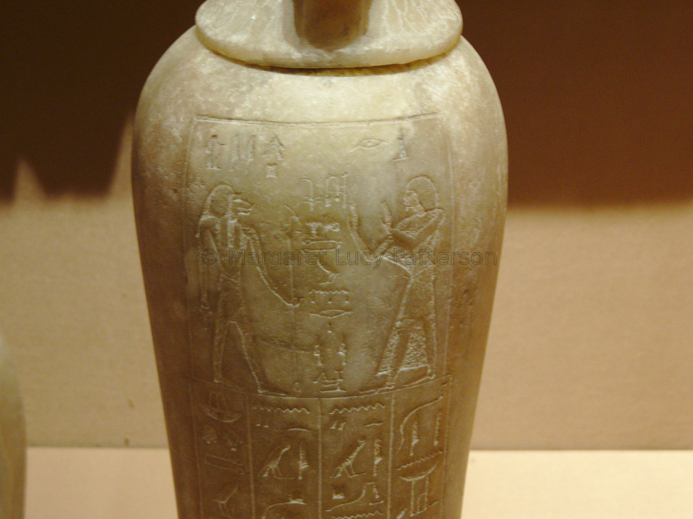 Canopic Jars and Covers of Tjuli