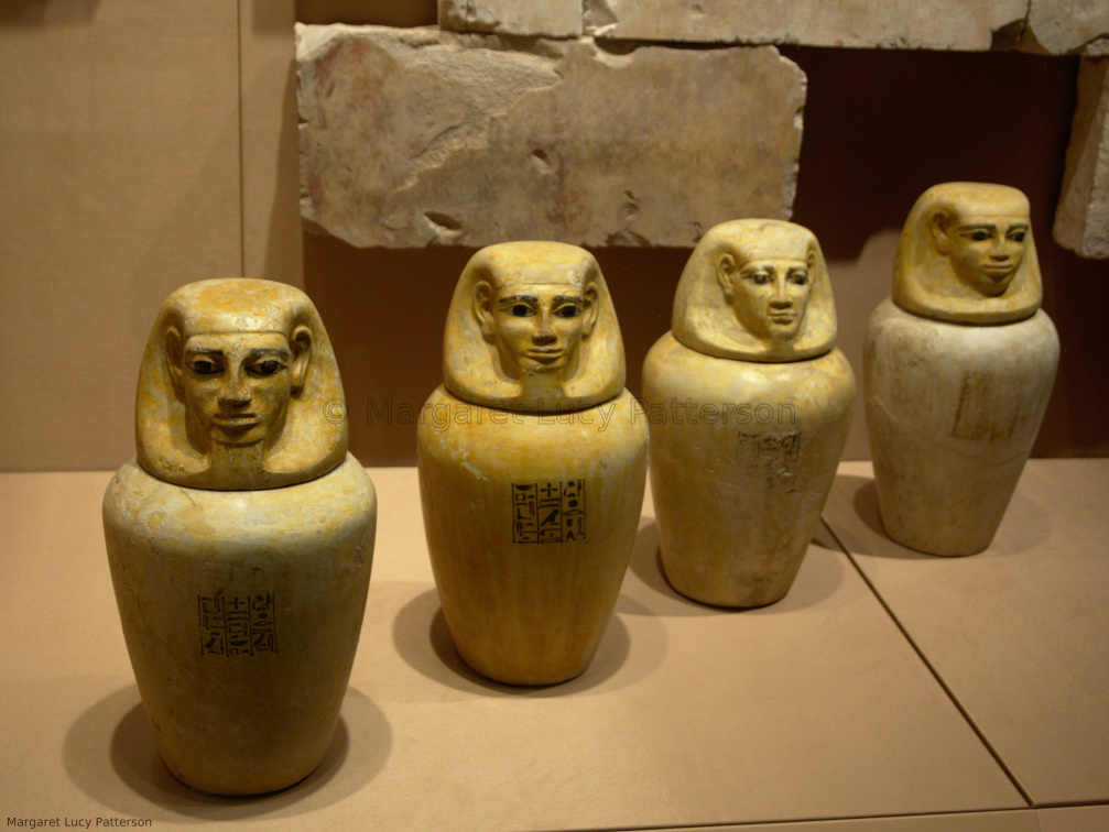 Canopic Jars Belonging to the Lady Senebtisi