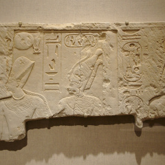 Relief Showing Two Statues of Ramesses II